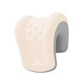 Maxbell Headrest for Office Chair Comfort Memory Foam Head Rest Pillow for Adults Beige Gray