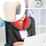 Maxbell Headrest for Office Chair Comfort Memory Foam Head Rest Pillow for Adults Beige Gray