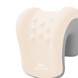 Maxbell Headrest for Office Chair Comfort Memory Foam Head Rest Pillow for Adults Beige Gray