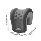 Maxbell Headrest for Office Chair Comfort Memory Foam Head Rest Pillow for Adults Gray