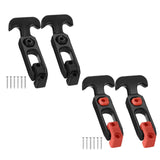 Maxbell 2Pcs T Handle Hasp Draw Latch Replacement for Engineering Machine Coolers RV Black
