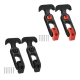 Maxbell 2Pcs T Handle Hasp Draw Latch Replacement for Engineering Machine Coolers RV Black