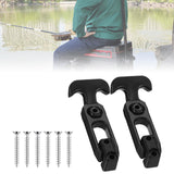 Maxbell 2Pcs T Handle Hasp Draw Latch Replacement for Engineering Machine Coolers RV Black