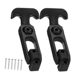 Maxbell 2Pcs T Handle Hasp Draw Latch Replacement for Engineering Machine Coolers RV Black
