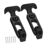Maxbell 2Pcs T Handle Hasp Draw Latch Replacement for Engineering Machine Coolers RV Black