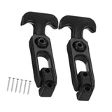 Maxbell 2Pcs T Handle Hasp Draw Latch Replacement for Engineering Machine Coolers RV Black