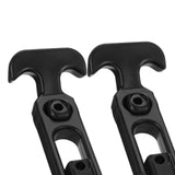 Maxbell 2Pcs T Handle Hasp Draw Latch Replacement for Engineering Machine Coolers RV Black
