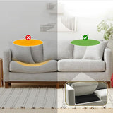 Maxbell Couch Cushion Support Insert Couch Supporter for Living Room Chair Sectional black