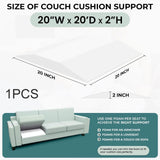 Maxbell Couch Cushion Support Insert Couch Supporter for Living Room Chair Sectional white