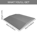 Maxbell Couch Cushion Support Insert Couch Supporter for Living Room Chair Sectional light gray