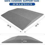 Maxbell Couch Cushion Support Insert Couch Supporter for Living Room Chair Sectional light gray