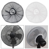 Maxbell Finger Protector Polyester Fan Cover for Round Fan Ceiling Fans Desktop Fans Black