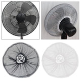 Maxbell Finger Protector Polyester Fan Cover for Round Fan Ceiling Fans Desktop Fans Black
