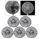 Maxbell Finger Protector Polyester Fan Cover for Round Fan Ceiling Fans Desktop Fans Black