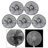 Maxbell Finger Protector Polyester Fan Cover for Round Fan Ceiling Fans Desktop Fans Black