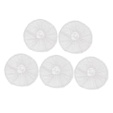 Maxbell Finger Protector Polyester Fan Cover for Round Fan Ceiling Fans Desktop Fans White