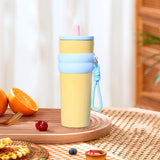 Maxbell Insulated Cup Travel Mug 710ml Sporting Water Bottle for Picnic Outdoor Home yellow