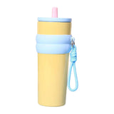 Maxbell Insulated Cup Travel Mug 710ml Sporting Water Bottle for Picnic Outdoor Home yellow