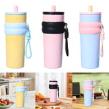 Maxbell Insulated Cup Travel Mug 710ml Sporting Water Bottle for Picnic Outdoor Home yellow