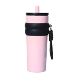 Maxbell Insulated Cup Travel Mug 710ml Sporting Water Bottle for Picnic Outdoor Home pink