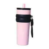 Maxbell Insulated Cup Travel Mug 710ml Sporting Water Bottle for Picnic Outdoor Home pink