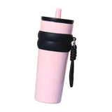 Maxbell Insulated Cup Travel Mug 710ml Sporting Water Bottle for Picnic Outdoor Home pink
