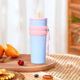 Maxbell Insulated Cup Travel Mug 710ml Sporting Water Bottle for Picnic Outdoor Home blue