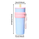 Maxbell Insulated Cup Travel Mug 710ml Sporting Water Bottle for Picnic Outdoor Home blue