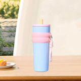 Maxbell Insulated Cup Travel Mug 710ml Sporting Water Bottle for Picnic Outdoor Home blue