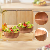 Maxbell Wood Snack Serving Bowl Multipurpose Mixing Bowl for Vegetable Potato Veggie 20cmx7.5cm