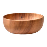 Maxbell Wood Snack Serving Bowl Multipurpose Mixing Bowl for Vegetable Potato Veggie 20cmx7.5cm