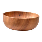 Maxbell Wood Snack Serving Bowl Multipurpose Mixing Bowl for Vegetable Potato Veggie 20cmx7.5cm