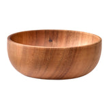 Maxbell Wood Snack Serving Bowl Multipurpose Mixing Bowl for Vegetable Potato Veggie 20cmx7.5cm
