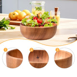 Maxbell Wood Snack Serving Bowl Multipurpose Mixing Bowl for Vegetable Potato Veggie 20cmx7.5cm