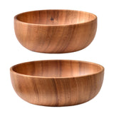 Maxbell Wood Snack Serving Bowl Multipurpose Mixing Bowl for Vegetable Potato Veggie 20cmx7.5cm