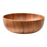 Maxbell Wood Snack Serving Bowl Multipurpose Mixing Bowl for Vegetable Potato Veggie 22cmx7.5cm