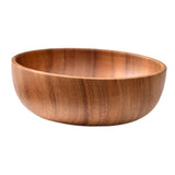 Maxbell Wood Snack Serving Bowl Multipurpose Mixing Bowl for Vegetable Potato Veggie 22cmx7.5cm
