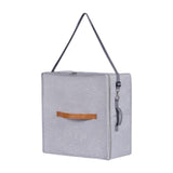 Maxbell Hat Storage Box with Shoulder Strap Polyester Practical Cowboy Hat Organizer