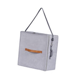 Maxbell Hat Storage Box with Shoulder Strap Polyester Practical Cowboy Hat Organizer