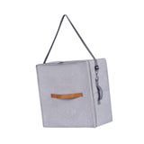 Maxbell Hat Storage Box with Shoulder Strap Polyester Practical Cowboy Hat Organizer