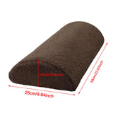 Maxbell recliner Leg Rest Cushion Pillow with Elastic Band Headrest for Lounge Chair Brown
