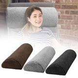 Maxbell recliner Leg Rest Cushion Pillow with Elastic Band Headrest for Lounge Chair Brown