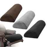 Maxbell recliner Leg Rest Cushion Pillow with Elastic Band Headrest for Lounge Chair Brown