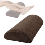 Maxbell recliner Leg Rest Cushion Pillow with Elastic Band Headrest for Lounge Chair Brown