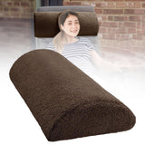 Maxbell recliner Leg Rest Cushion Pillow with Elastic Band Headrest for Lounge Chair Brown