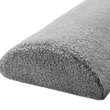 Maxbell recliner Leg Rest Cushion Pillow with Elastic Band Headrest for Lounge Chair Gray