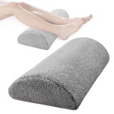 Maxbell recliner Leg Rest Cushion Pillow with Elastic Band Headrest for Lounge Chair Gray