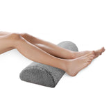 Maxbell recliner Leg Rest Cushion Pillow with Elastic Band Headrest for Lounge Chair Gray