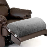Maxbell recliner Leg Rest Cushion Pillow with Elastic Band Headrest for Lounge Chair Gray