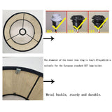 Maxbell E27 Lamp Shade Lighting Accessories Office Bedroom Vintage Design Lamp Cover Style A